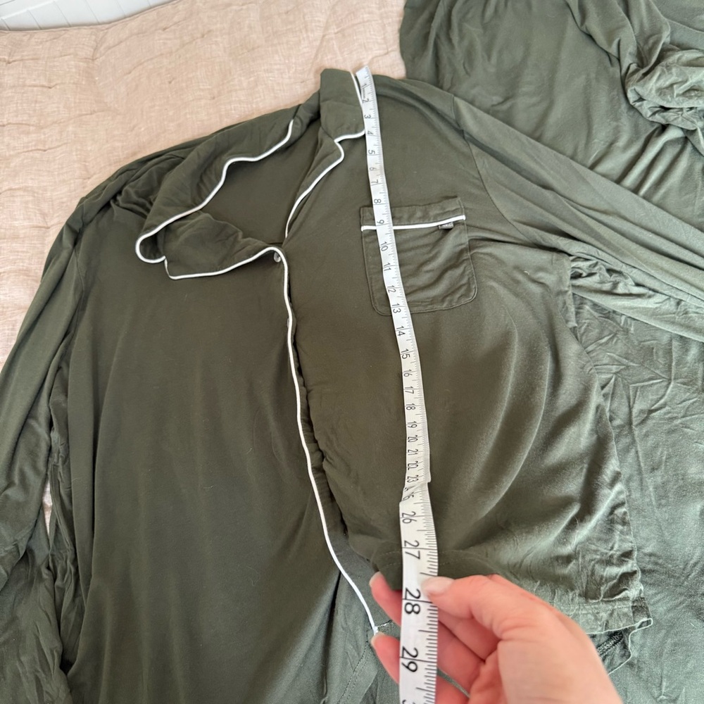 Cozy Earth Pajama Set in Green Size XL - Picture 7 of 16